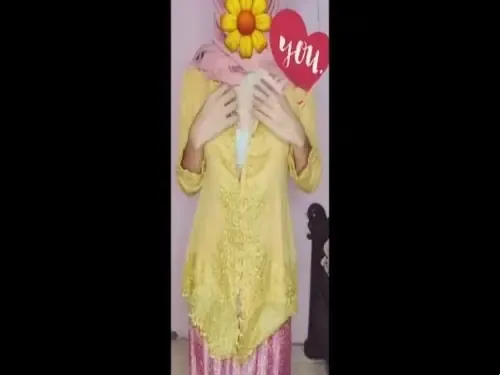 Live Ukhti Kebaya Hijab Pink Berani Menggoda Viral HD